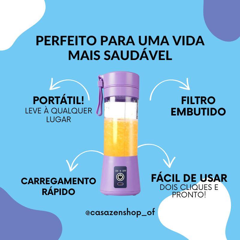 Mini Liquidificador Portátil- Super Shake - DescontosCentral