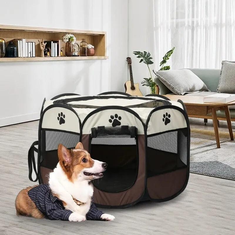 Tenda portátil dobrável para animais de estimação - DescontosCentral