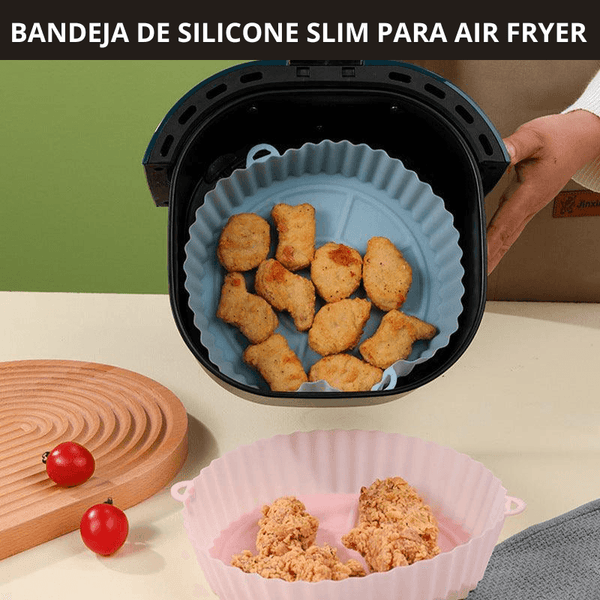 Bandeja de Silicone Slim para Airfryer - DescontosCentral